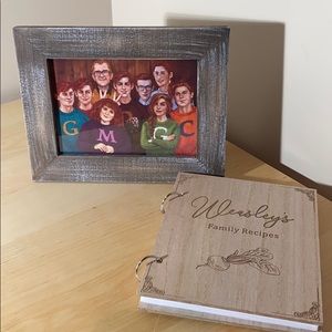 LitJoy burrow- family photo and cookbook